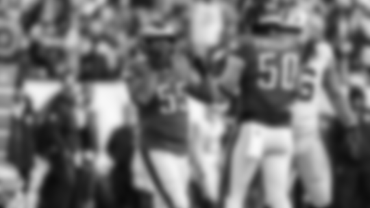 DE Brandon Graham and OLB Jaelan Phillips