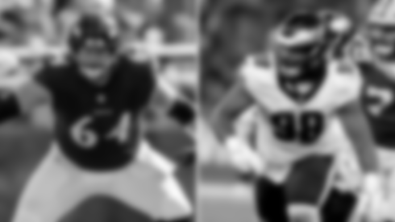 C Tyler Linderbaum vs. DT Jalen Carter
Linderbaum has been the anchor in the middle of Baltimore's line, but he faces one of the best tackles in the league in Carter. While Carter didn't have a sack against the Rams last week, he dominated the game, drawing double teams as the rest of Philadelphia's pass rush feasted. Linderbaum and the rest of the Ravens offensive line must keep Carter in check to get the run game going.