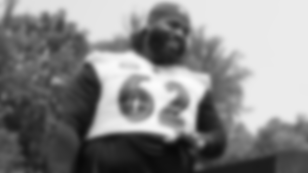 NT John Jenkins
Jenkins put on a Ravens helmet for the first time this week. Listed at 6-foot-3 and 327 pounds, the 35-year-old wasn't hard to spot on the practice field. He looked the part to be Baltimore's next big-bodied, run-stuffing defensive tackle to replace the retired Michael Pierce.