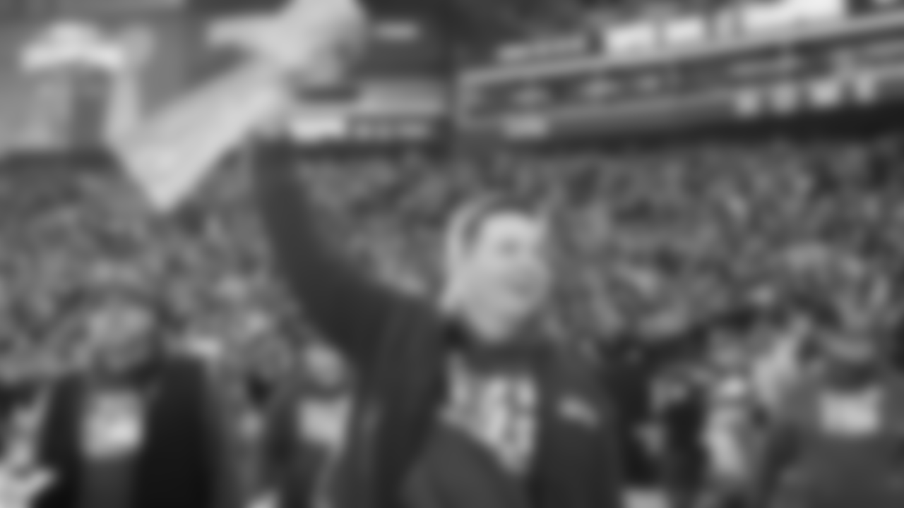 The Seahawks hosted a trophy celebration at Lumen Field on Wednesday, February 11, 2026 in honor of their world championship.