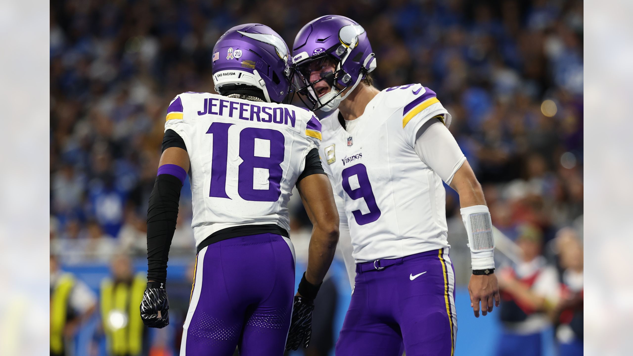 JJ McCarthy Goes Wild After Beating Lions, Drops NSFW Phrase in Tom Brady Interview