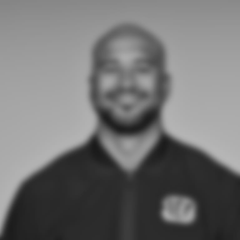 This is a 2025 photo of Fredi Knighten of the Cincinnati Bengals NFL football team. This image reflects the Cincinnati Bengals active roster as of Tuesday, May 27, 2025 when this image was taken. (AP Photo)