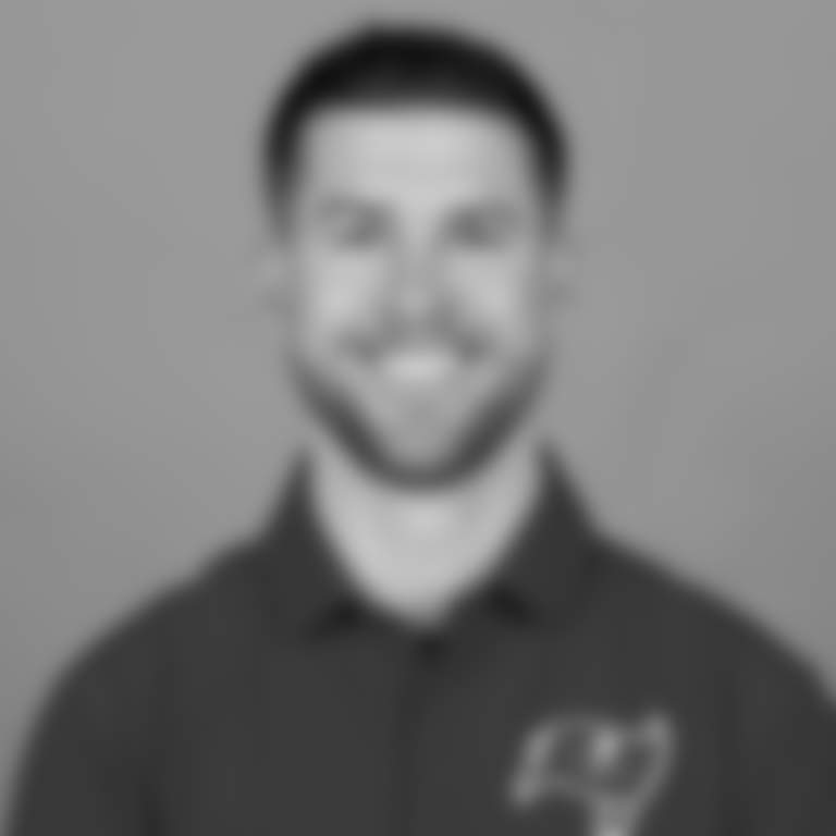 TAMPA, FL - February 16, 2026 - Quarterbacks Coach Chandler Whitmer of the Tampa Bay Buccaneers headshot taken at AdventHealth Training Center. Photo By Kyle Zedaker/Tampa Bay Buccaneers