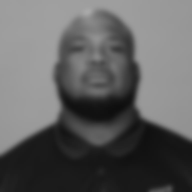 A headshot of assistant offensive line coach Chris Cook of the Arizona Cardinals in May 2024.