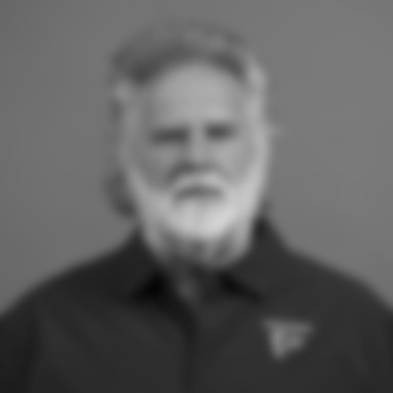 Dave Huxtable poses for a headshot in Ticketmaster Studios at the Atlanta Falcons headquarters in Flowery Branch, Georgia, on Wednesday, April 26, 2023. (Photo by Shanna Lockwood/Atlanta Falcons)