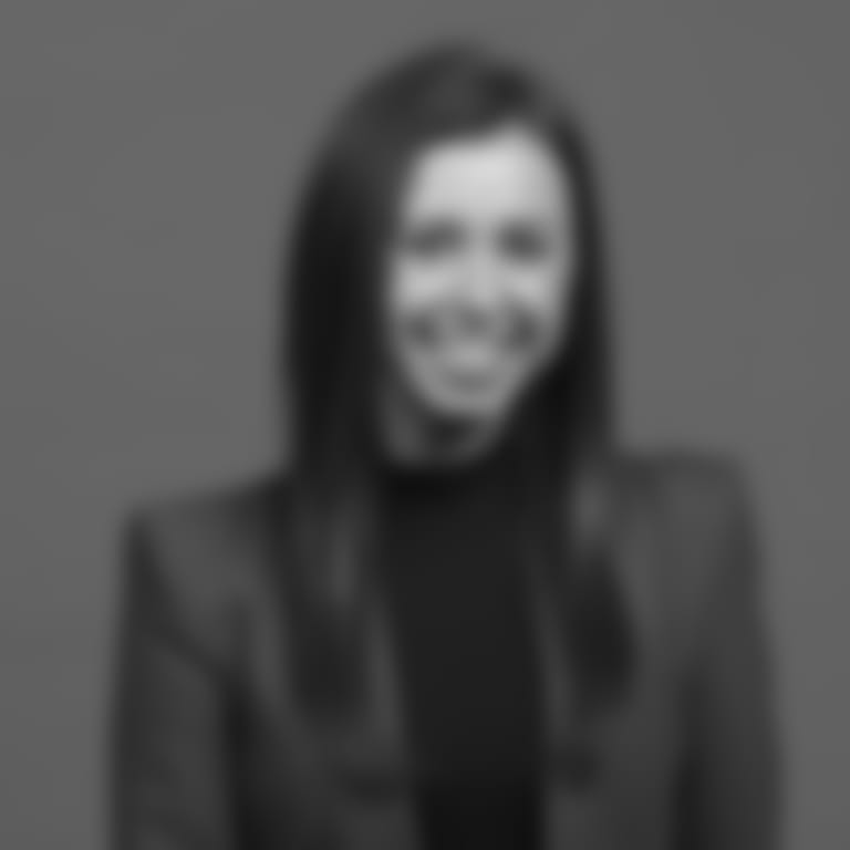 Madison McDoulett poses for a headshot in Flowery Branch, Georgia, on Tuesday, February 7, 2023. (Photo by Shanna Lockwood/Atlanta Falcons)