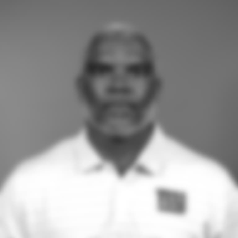 This is a 2025 photo of coach Jeff Burris of the New York Giants NFL football team. This image reflects the New York Giants active roster as of June 17, 2025 when this image was taken. 
Evan Pinkus / New York Giants