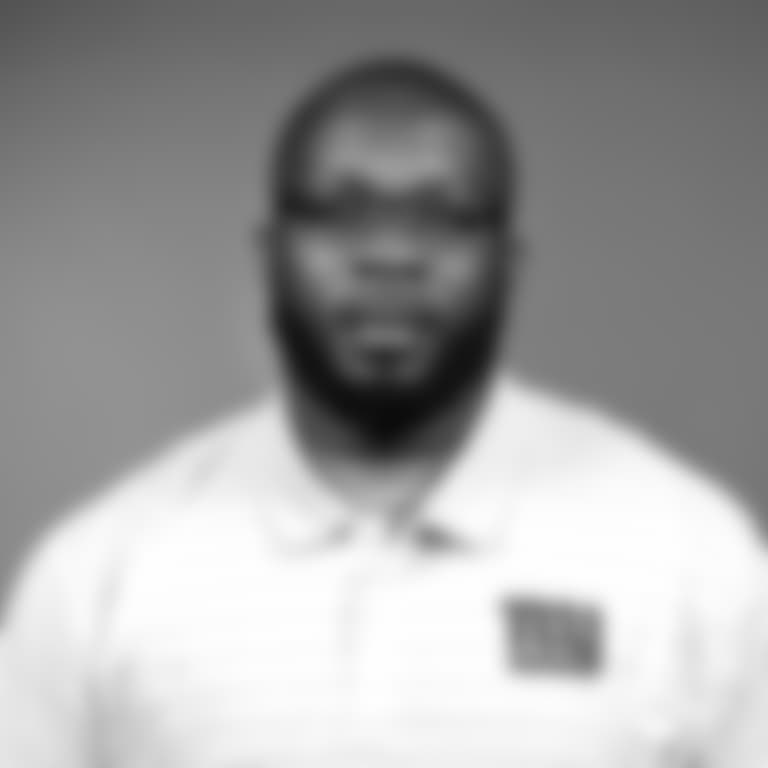 This is a 2025 photo of coach Marquand Manuel of the New York Giants NFL football team. This image reflects the New York Giants active roster as of June 17, 2025 when this image was taken. 
Evan Pinkus / New York Giants