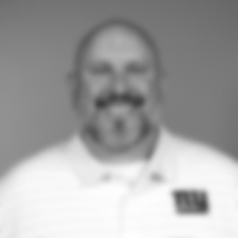 This is a 2025 photo of coach Carmen Bricillo of the New York Giants NFL football team. This image reflects the New York Giants active roster as of June 17, 2025 when this image was taken. 
Evan Pinkus / New York Giants