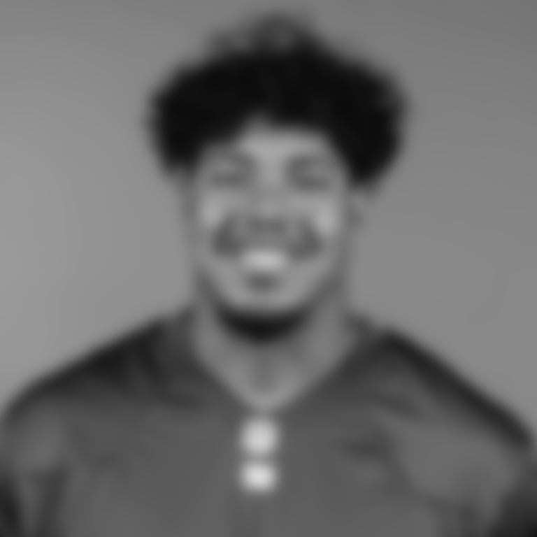 This is a 2025 photo of Elijah Garcia of the New York Giants NFL football team. This image reflects the New York Giants active roster as of June 16, 2025 when this image was taken. (AP Photo)