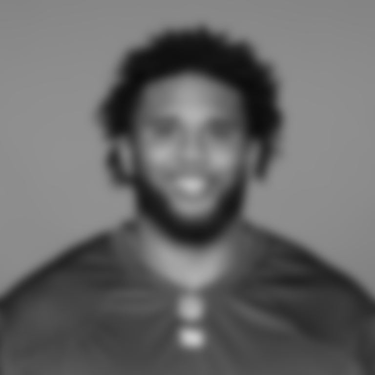 This is a 2025 photo of Marcus Mbow of the New York Giants NFL football team. This image reflects the New York Giants active roster as of May,08, 2025 when this image was taken. (AP Photo)