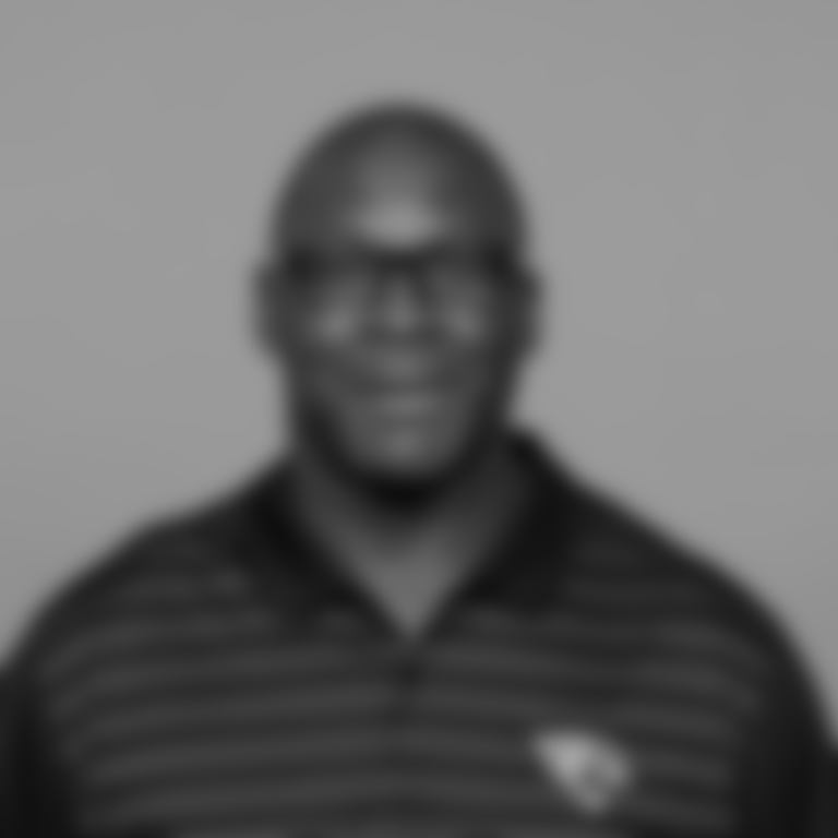 This is a 2025 photo of wide receivers coach Edgar Bennett of the Jacksonville Jaguars NFL football team. This image reflects the active roster as of Tuesday, March 18, 2025 when this image was taken.