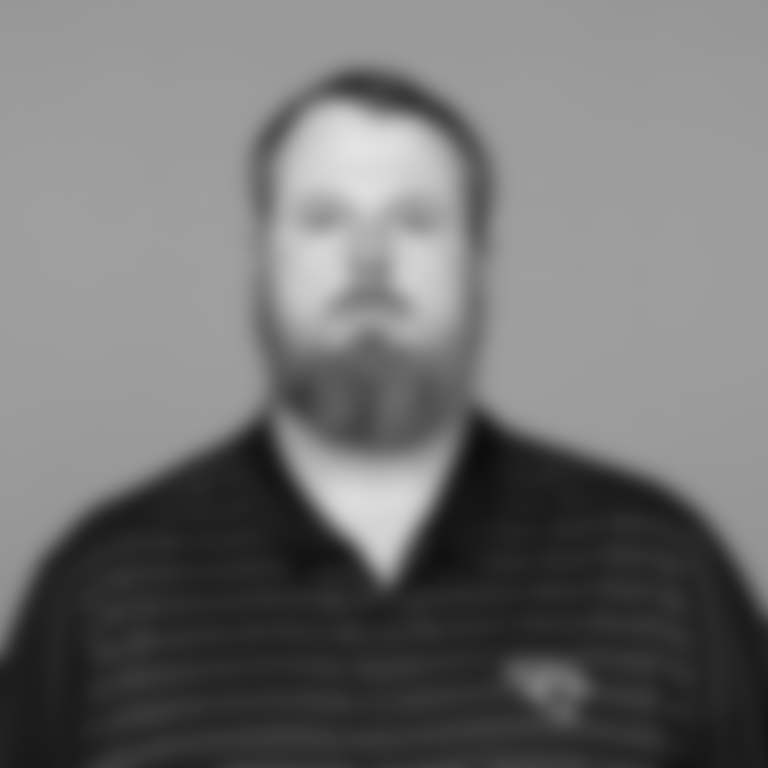 This is a 2025 photo of offensive line coach Shaun Sarrett of the Jacksonville Jaguars NFL football team. This image reflects the Jacksonville Jaguars active roster as of Thursday, February 13, 2025 when this image was taken.