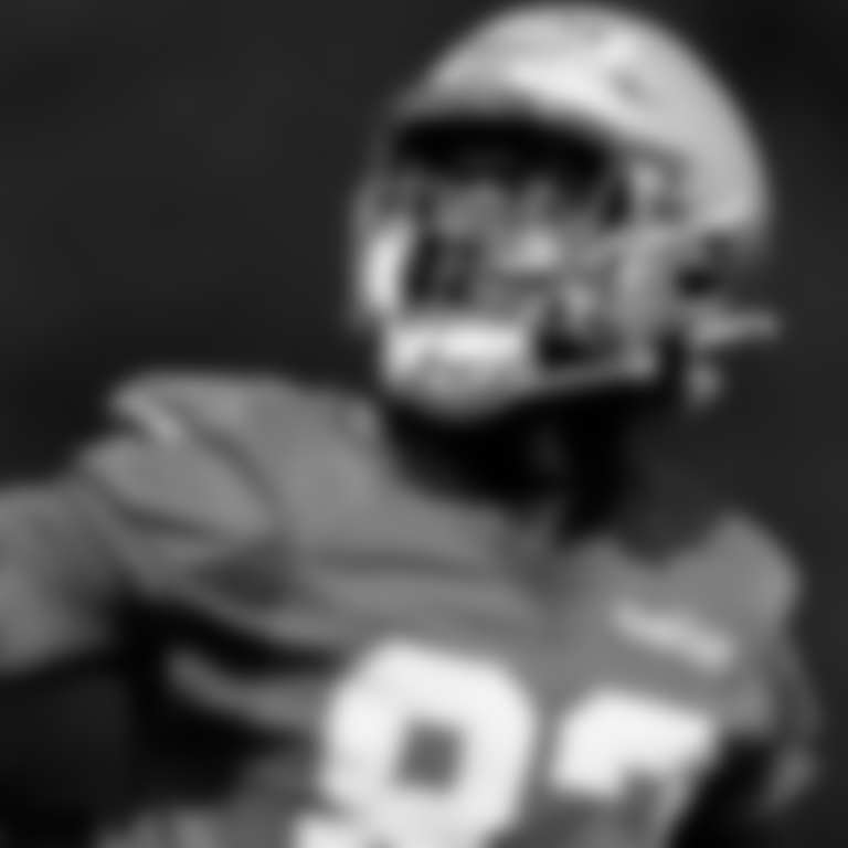 Detroit Lions wide receiver Jackson Meeks during rookie minicamp at the Meijer Performance Center on May 10, 2025 in Allen Park, Mich. (Jeff Nguyen/Detroit Lions)