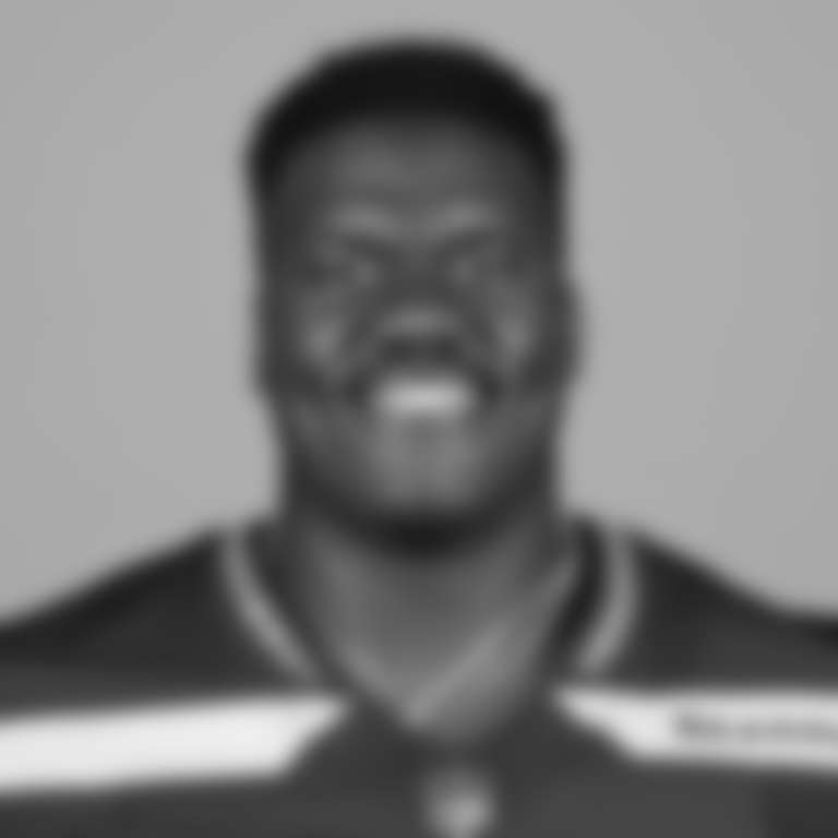 This is a 2025 photo of Olu Oluwatimi of the Seattle Seahawks NFL football team. This image reflects the Seattle Seahawks active roster as of June 9, 2025 when this image was taken. (AP Photo)