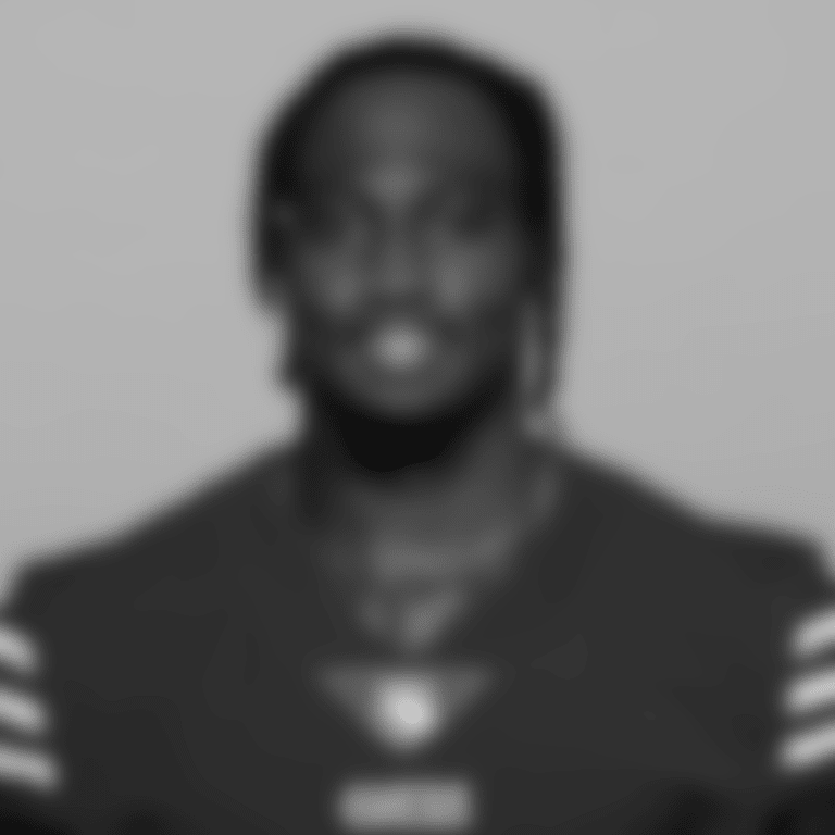 This is a 2025 photo of Darrell Luter Jr. of the San Francisco 49ers NFL football team. This image reflects the 2025 San Francisco 49ers active roster as of March 4, 2025. (AP Photo)