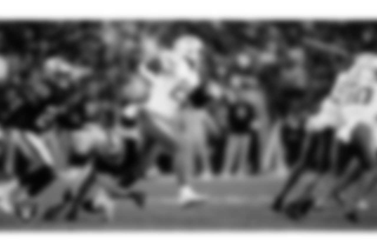 Las Vegas Raiders running back Dylan Laube (23) during the regular season home game against the Los Angeles Chargers at Allegiant Stadium.