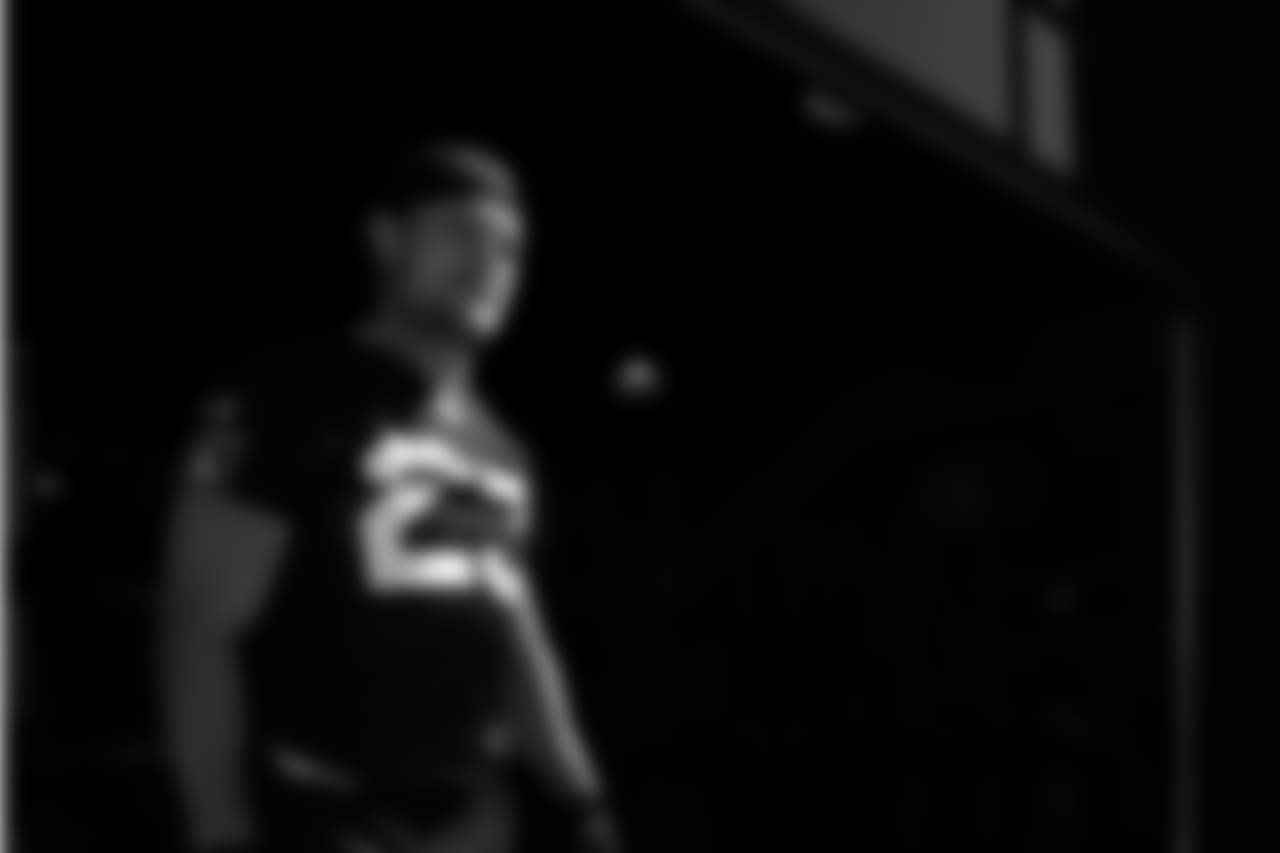 Las Vegas Raiders running back Dylan Laube (23) at a workout during phase two of the offseason program at Intermountain Health Performance Center.