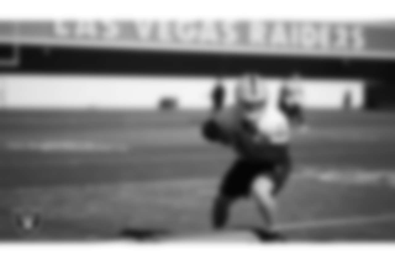 Las Vegas Raiders running back Dylan Laube (23) during practice at Intermountain Health Performance Center.