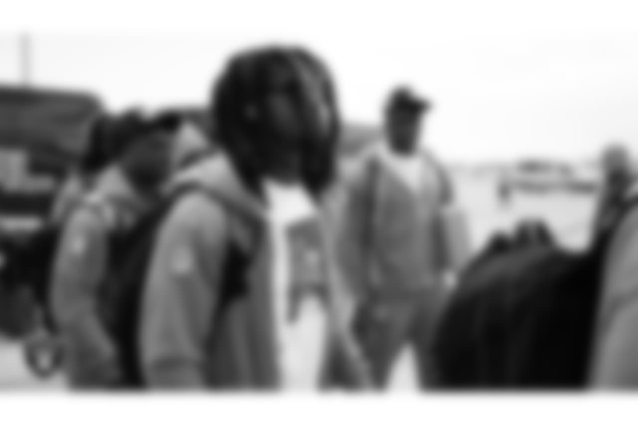 Las Vegas Raiders wide receiver Kristian Wilkerson (83) departs for 2024 Training Camp.