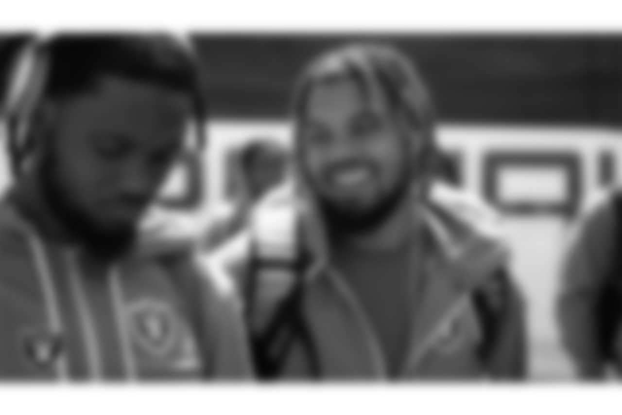 Las Vegas Raiders cornerback Woo Governor (44) departs for 2024 Training Camp.