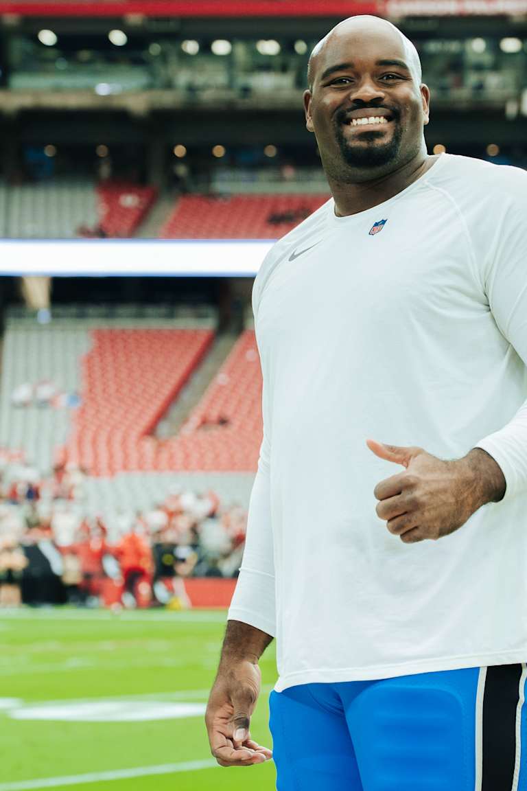 Jonathan Stewart back on the sideline in a brand new role