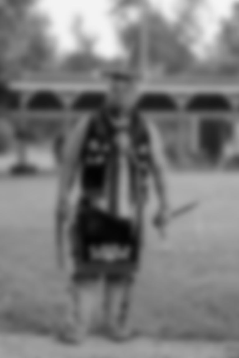 The Chicago Bears attend a powwow at the Mesquakie Indian Settlement, Friday, June 20, 2025, in Tama, Iowa.