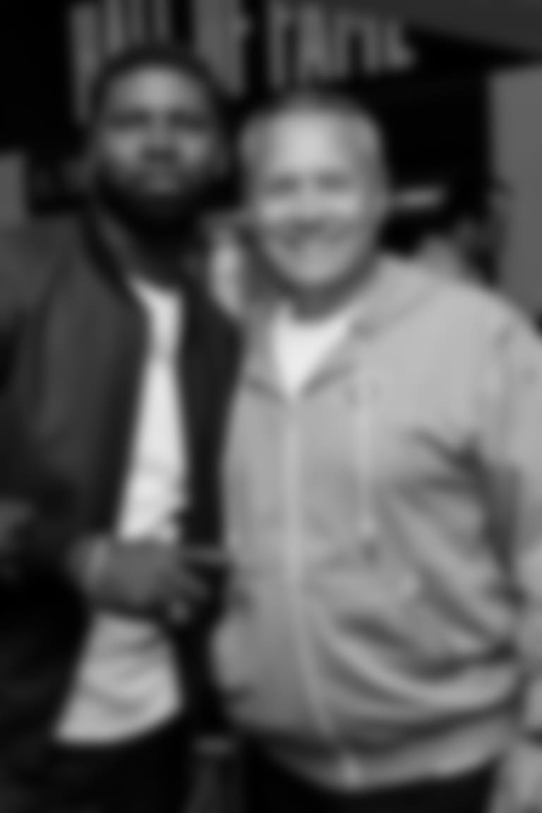 Chicago Bears players and coaches visit the Pro Football Hall of Fame, Wednesday, July 31, 2024, in Canton, Ohio.