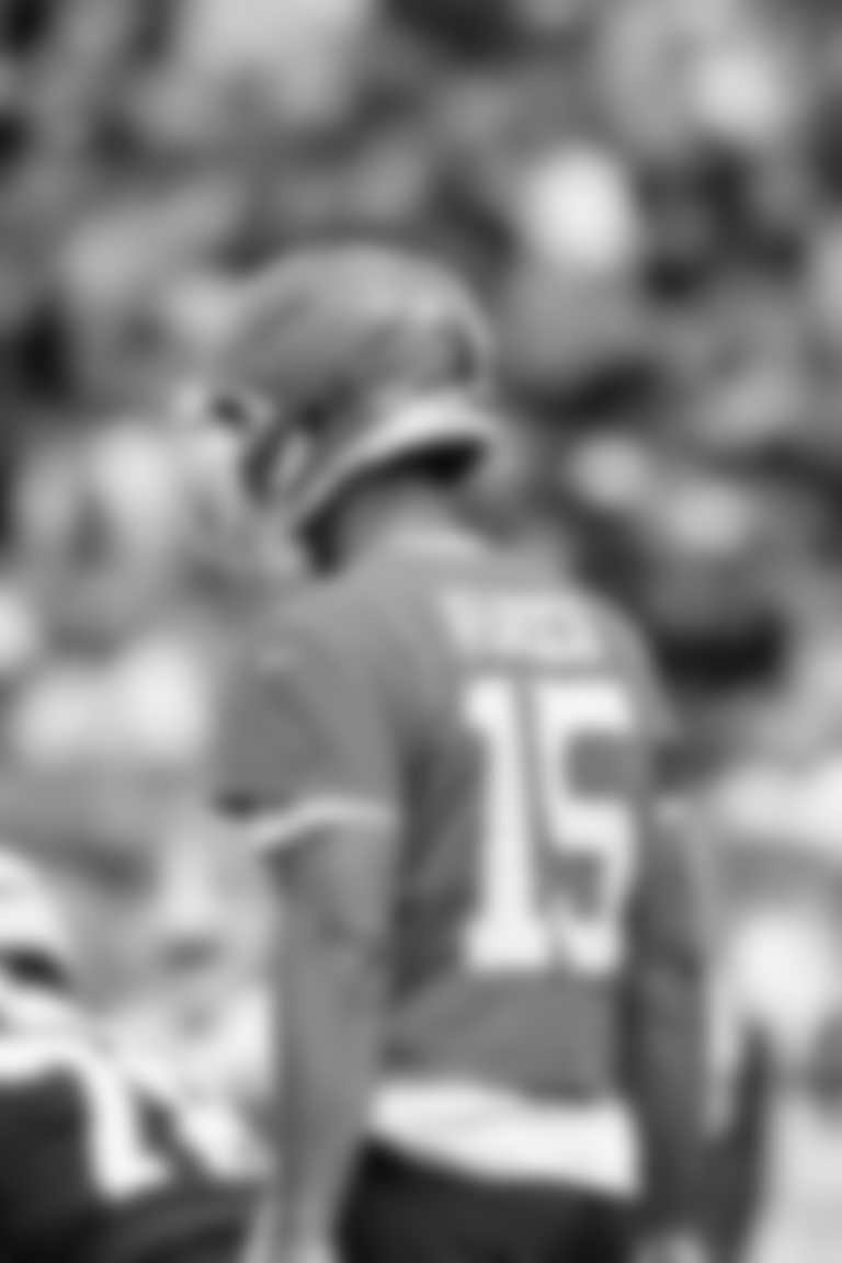 Quarterback Joe Flacco (15) during Day 3 of Training Camp at CrossCountry Mortgage Campus on July 25, 2025.