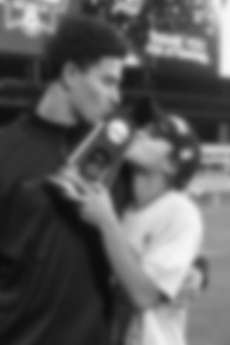 IMG_0696 Michael Wilson Sophia Smith kiss after NCAA title game