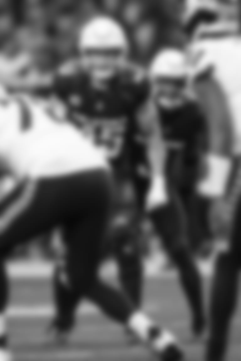 Arizona Cardinals linebacker Dennis Gardeck (45) during the Week 18 regular season game between the Arizona Cardinals and the Seattle Seahawks on Sunday, Jan 7, 2024 at State Farm Stadium.