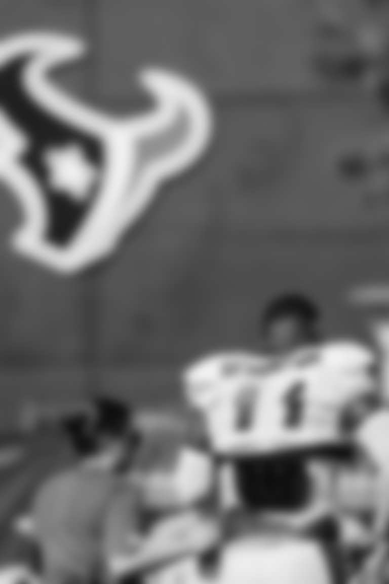 The Carolina Panthers hold a joint practice with the Houston Texans Thursday, Aug. 14, 2025 at NRG stadium in Houston, TX.