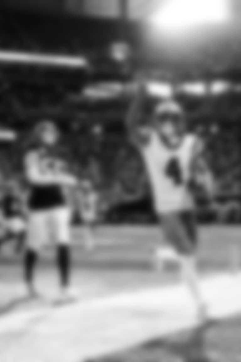 The Carolina Panthers face the Atlanta Falcons on Sunday, Nov. 16, 2025 at Mercedes-Benz Stadium in Atlanta, GA.