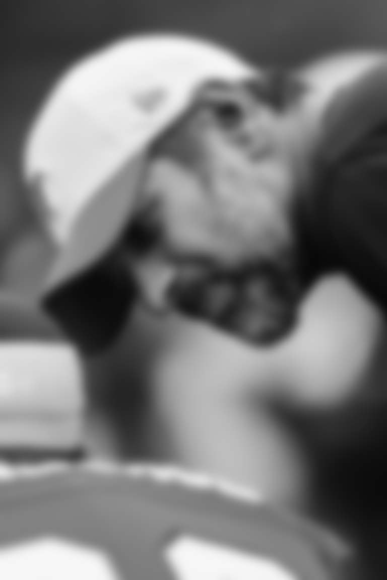 The Carolina Panthers hold camp Tuesday, Aug. 12, 2025 at Bank of America Stadium in Charlotte, NC.