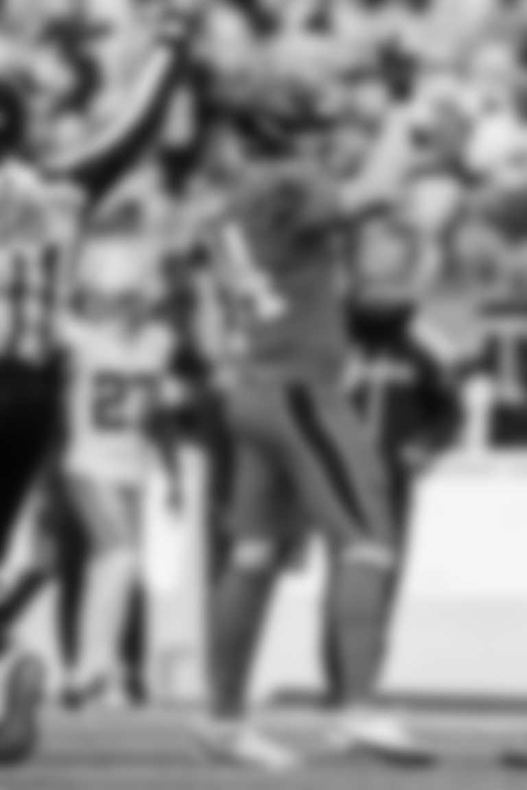 The Carolina Panthers take on the Dallas Cowboys on Oct. 12, 2025 at Bank of America Stadium in Charlotte, NC. (Photo by Laura Wolff/Carolina Panthers)