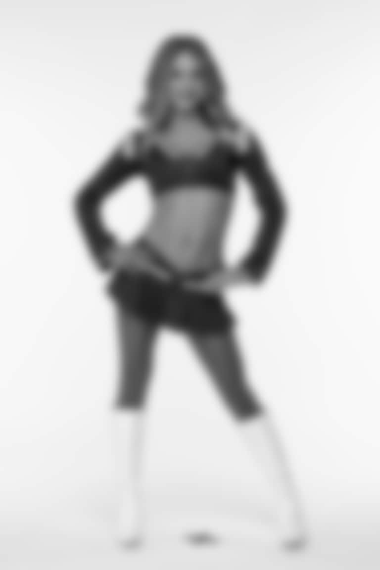 Delany D. of the Los Angeles Rams Cheer Team, Saturday, June 7, 2025, in Woodland Hills, CA.