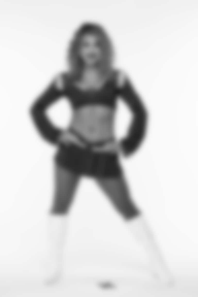 Laura C. of the Los Angeles Rams Cheer Team, Saturday, June 7, 2025, in Woodland Hills, CA.