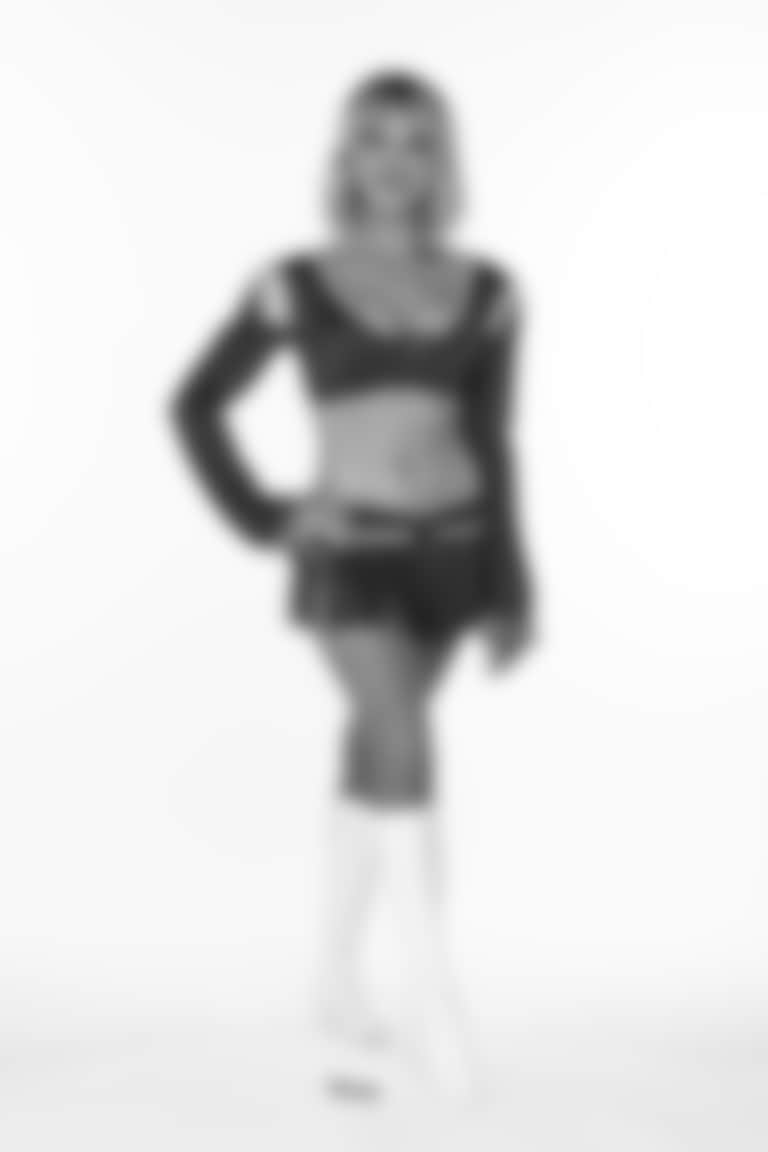 Riley H. of the Los Angeles Rams Cheer Team, Saturday, June 7, 2025, in Woodland Hills, CA.