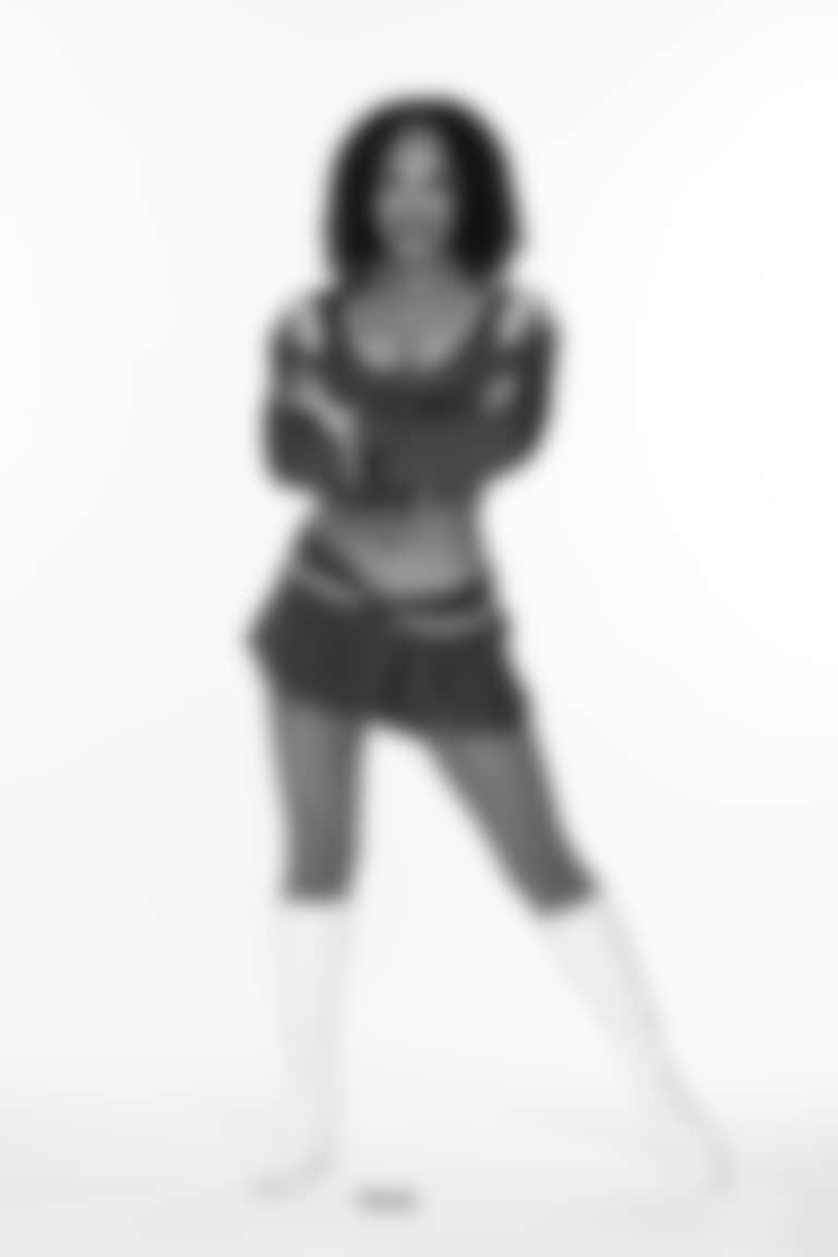 Mimi W. of the Los Angeles Rams Cheer Team, Saturday, June 7, 2025, in Woodland Hills, CA.