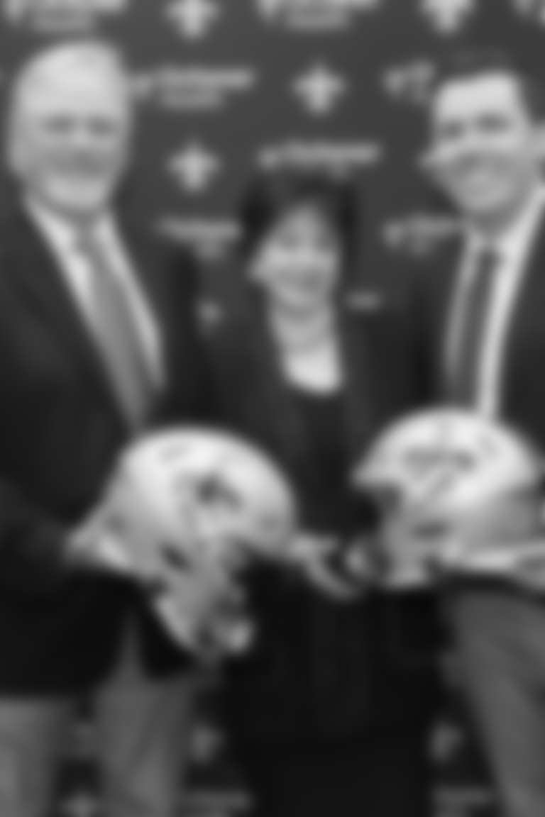 The New Orleans Saints introduced Kellen Moore as the 19th head coach in franchise history during a press conference at the Ochsner Sports Performance Center on Thursday, February 13, 2025.