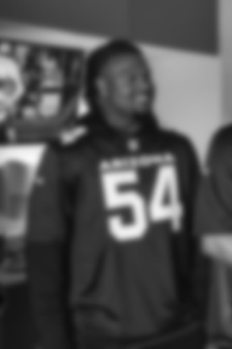 Thomas and teammate Tip Reiman during a visit to Phoenix Children's.