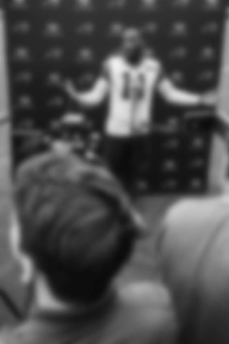 The Carolina Panthers hold Rookie Mini Camp on Saturday, May. 10, 2025 in Charlotte, NC.