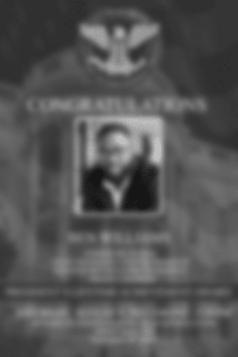 Ben Williams President's lifetime achievemebt