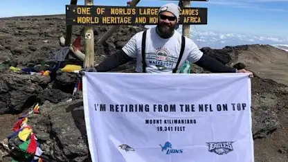 image: News Former Detroit Lions DT Haloti Ngata retires from NFL on top of Mount Kilimanjaro Thumbnail