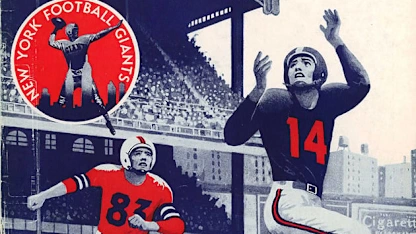 image: News Program Cover from 1956 NFL Championship