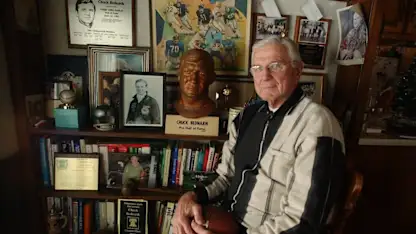 image: News Hall of Famer Chuck Bednarik Namesake of Slovak Football League Championship Trophy Thumbnail