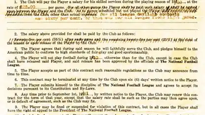 image: News Tony Latone's 1930 contract