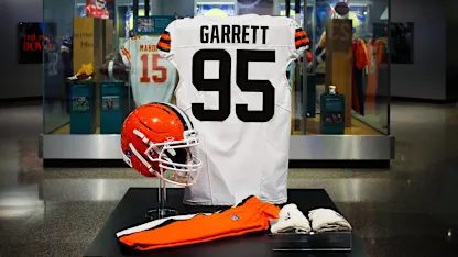 image: News Myles Garrett's uniform from record-setting sack arrives in Canton Thumbnail