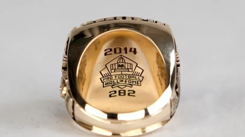 image: Gallery Ray Guy presented with Hall of Fame Ring - image: 