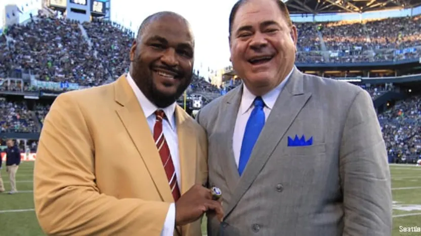 image: Gallery Walter Jones receives his Hall of Fame Ring - image: 